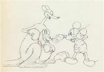 (WALT DISNEY STUDIOS.) MICKEYS KANGAROO. Mickey Mouse takes on Hoppy the Kangaroo.